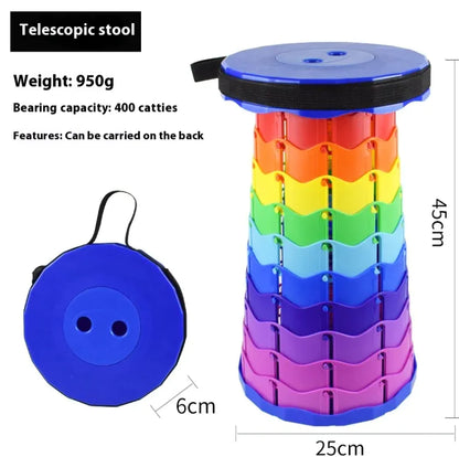 Portable Retractable Indoor/Outdoor Stool