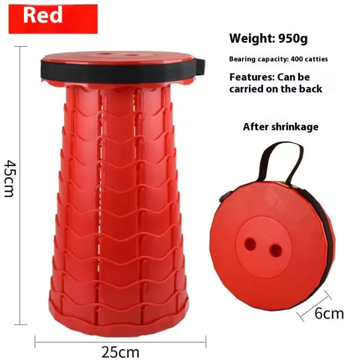 Portable Retractable Indoor/Outdoor Stool