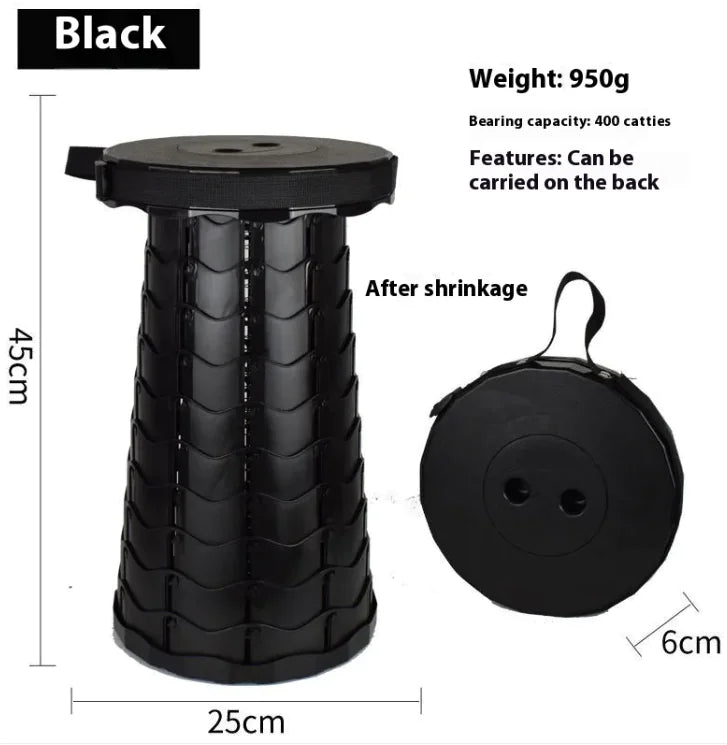 Portable Retractable Indoor/Outdoor Stool